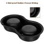 EpetsLove Dog Bowls Double Stainless Steel Dog Water and Food Bowls with Non-Slip Resin Station, Pet Feeder Bowls for Puppy Medium Dogs Cats