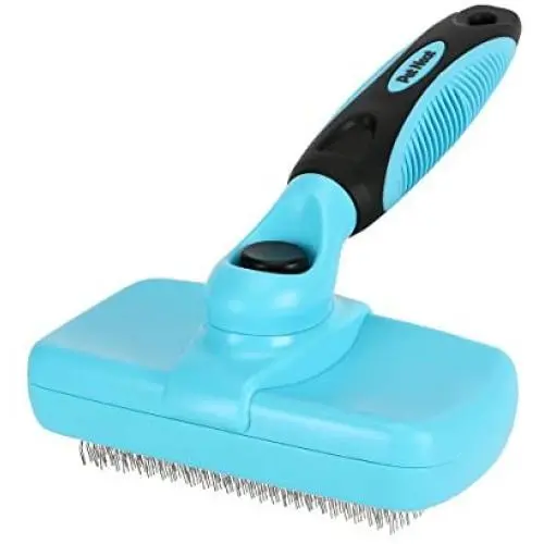 Pet Neat Self Cleaning Slicker Brush Effectively Reduces Shedding by Up to 95% - Professional Pet Grooming Brush for Small, Medium & Large Dogs and Cats, with Short to Long Hair Pet Neat Self Cleaning Slicker Brush Effectively Reduces Shedding by Up to 95% - Professional Pet Grooming Brush for Small, Medium & Large Dogs and Cats, with Short to Long Hair