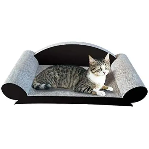TOUCH-LOVFIN Cat Scratcher Cardboard,Cactus Cat Scratch Lounge & Cat Scratching Pad with Durable Corrugated Bed for Cats TOUCH-LOVFIN Cat Scratcher Cardboard,Cactus Cat Scratch Lounge & Cat Scratching Pad with Durable Corrugated Bed for Cats