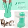 Gepuli Anti-Scratch Cat Shoes, Adjustable Nail Cover Precaution Scratch Gloves Cat Paw Protector,Anti-Scratch Pet Medical Shoes,Domestic Bath Kitten paw Cover, Shaving Check(4Pcs)