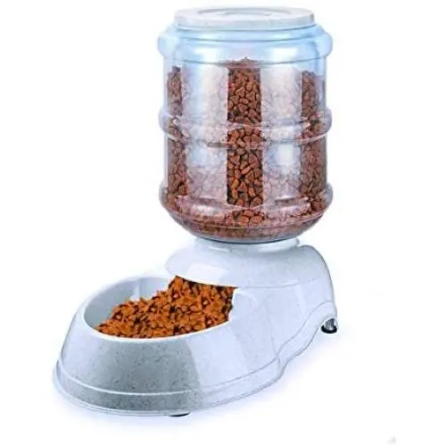 Zento Deals Automatic Self-Dispensing Pet Feeder Premium Quality Replenish Eating Bowl Storage Container Self Feeding Gravity 3.5 liters 1 Gallon Large Capacity Pet Feeder for Dog Cat Zento Deals Automatic Self-Dispensing Pet Feeder Premium Quality Replenish Eating Bowl Storage Container Self Feeding Gravity 3.5 liters 1 Gallon Large Capacity Pet Feeder for Dog Cat