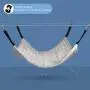 ComSaf Reversible Cat Hammock, Breathable Pet Cage Hammock with Adjustable Straps and Metal Hooks, Double-Sided Hanging Pet Hammock Bed for Cats, Ferret, Puppy, Other Small Animals, 22 x 19 inch ComSaf Reversible Cat Hammock, Breathable Pet Cage Hammock with Adjustable Straps and Metal Hooks, Double-Sided Hanging Pet Hammock Bed for Cats, Ferret, Puppy, Other Small Animals, 22 x 19 inch