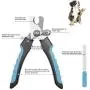 HeyPX Dog & Cat Nail Clippers, Pets Trimmer with Nail File, Safety Guard to Prevent Overcutting, Razor Sharp Blade, Professional Grooming Tool for Large and Small Animals Red