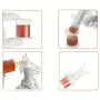 Refesta Pet Pill Syringe Bottles Pet Medicine Water Milk Feeder Pet Oral Tablet Capsule or Liquid Medical Feeding Tool Kit Silicone Syringes for Cats Dogs Small Animals