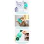 DOITPE Windmill Cat Toy Turntable Teasing Pet Toy Scratching Tickle Cats Hair Brush Funny