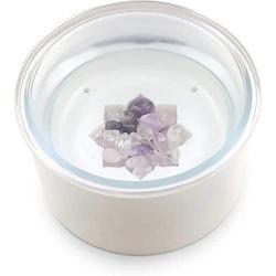 Pet Water Bowl With Crystals | Ease Your Dog Or Cats Anxiety And Stress With Gem Water Infused Elixirs | Improve Overall Health, Happiness, Behavior And Well-Being Of The Animals In Your Care