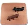 vecomfy Reusable Dog Pee Pads(2 Pack),Washable Waterproof Leakproof Puppy Training Travel Pet Mat 36''x41''