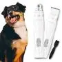 Dog Grooming Clippers, MICUDA Dog Nail File Trimmers 2-Speed Electric Rechargeable Grooming & Smoothing Kit for Small Medium Large Dogs & Cats