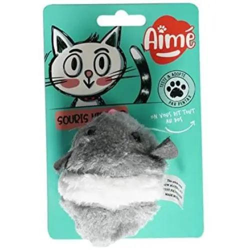 Aime Vibrating Mouse Cat Toy Fun and Interactive Game Aime Vibrating Mouse Cat Toy Fun and Interactive Game