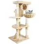 TOYSBOOM Cat Tree with Scratching Posts, Multi Level Cat Play House with Hammock Condo Platform, Kitten Activity Center Cat Tower for Indoor Cats 47 inch TOYSBOOM Cat Tree with Scratching Posts, Multi Level Cat Play House with Hammock Condo Platform, Kitten Activity Center Cat Tower for Indoor Cats 47 inch