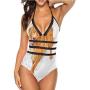 Two Piece Sexy Swimsuit Dog Silhouette Great for Trip to Hawaii