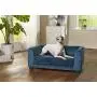 Enchanted Home Pet Surrey Pet Sofa - Peacock Blue, CO3429-20PCK, Small Enchanted Home Pet Surrey Pet Sofa - Peacock Blue, CO3429-20PCK, Small