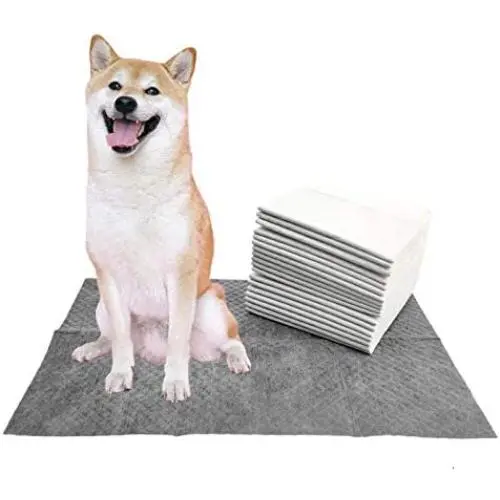 N/D Pets Charcoal Wee Pads | Puppy Potty Odor-Control Training Pads | Super-Absorbent Urine,Leak 5 Layer-Proof Puppy Pee Pads for Dog(40counts,2424in) N/D Pets Charcoal Wee Pads | Puppy Potty Odor-Control Training Pads | Super-Absorbent Urine,Leak 5 Layer-Proof Puppy Pee Pads for Dog(40counts,2424in)