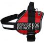 Doggie Stylz Service Dog Harness Vest Comes with 2 Reflective Service Dog DO NOT PET Removable Patches. Please Measure Dog Before Ordering