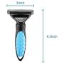 PETNURSE Pet Deshedding Brush,Professional Deshedding Grooming Tool,Effectively Reduces Shedding by Up to 95% for Dogs & Cats