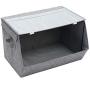 Morezi Canvas Dog Toy Basket and Dog Toy Box with lid, Basket Chest Organizer - Perfect for organizing pet Toys, Blankets, leashes and Food 0704