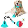 Dog Chew Toys for Aggressive Chewers, Suction Cup Dog Chewing Toy, Dog Rope Ball Toys with Suction Cup for Small Large Dogs, Puppy Dog Teeth Cleaning Interactive Pet Tug Toy for Boredom