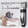 Lttrbx Dog Clippers Grooming Kit Low Noise Pet Hair Trimmer Rechargeable Cordless Dog Hair Remover Pet Professional Grooming Tool with Comb Guide for Pet Dogs Cats and Other Hairy Animals Horse