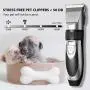 Lttrbx Dog Clippers Grooming Kit Low Noise Pet Hair Trimmer Rechargeable Cordless Dog Hair Remover Pet Professional Grooming Tool with Comb Guide for Pet Dogs Cats and Other Hairy Animals Horse