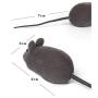 Jia Xing Pet Toy Simulation Mouse Sound Toy pet cat Toy Mouse Dog Toy Funny cat Plush Toy pet Supplies. Dog Toys for Medium Dogs