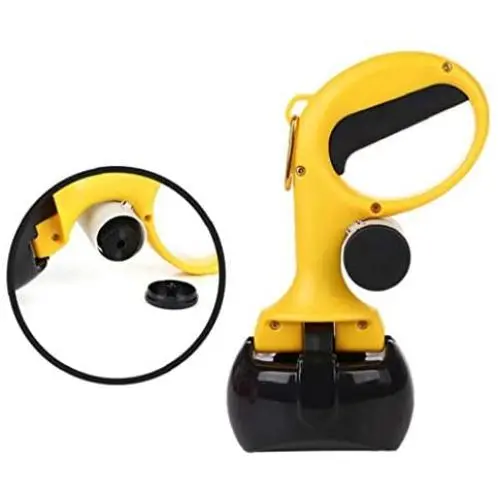 2 in 1 Pet Pooper Scooper with Poop Bags Pet Waste Scooper Long Handle
