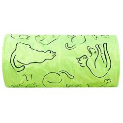 ocijf179 Cat Tunnel Folding Hanging Ball Interactive Toy Kitten Training Pet Supplies - Green