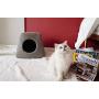 Cat Bed for Indoor Cats, Pet Tent Cave Bed for Cats, Cat Cave Bed for Indoor, Cat Beds for Indoor Cats Small Dogs with Removable Washable Cushion Pillow Soft Anti-Slip Water-Resistant Bottom (Gray)