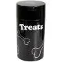 Pawvacs Set of 3 ( 6, 12, 24 Ounce ) Vacuum Sealed Pet Food Storage Containers; Black Cap & Body/White Treats Pawvacs Set of 3 ( 6, 12, 24 Ounce ) Vacuum Sealed Pet Food Storage Containers; Black Cap & Body/White Treats