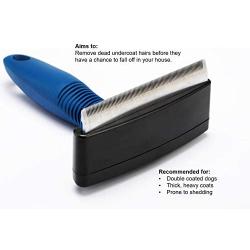 STAR VASTO Self-Cleaning Deshedding Tool for Dogs, Cats, Bunnies| Deshedding Brush for Short Hair and Long Hair| Deshedder for Cats and Dogs| Removes Loose Hair and Combats
