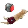 Miaododo Medium Large Dog Diapers Female,Reusable Plaid Printing Dog Diapers Covers Female with Velco Washable Dog,S-XL,Extra Large (L(27.56-35.43 Waist), Red+ Grey)