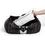 Nightmare Before Christmas Jack Skellington Bolstered Corded Cuddler Dog/Cat Bed with Removable Toy Bat, Machine Washable