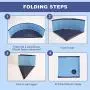 Breeze Touch Foldable Dog Pool – Portable Collapsible Swimming Pools for Medium & Large Dogs Pet, Kids & Adults – Leakproof Durable Folding Plastic Bath Pool Breeze Touch Foldable Dog Pool – Portable Collapsible Swimming Pools for Medium & Large Dogs Pet, Kids & Adults – Leakproof Durable Folding Plastic Bath Pool