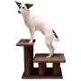 Furhaven Pet - Steady Paws Furniture Assist Multi-Step Dog Stairs for High Beds & Couch for Dogs & Cats - Multiple Heights & Colors