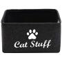 Geyecete Dog Apparel & Accessories/Dog Toys/Pet Supplies Storage Basket/Bin with Handles, Collapsible & Convenient Storage Solution for Office, Bedroom, Closet, Toys, Laundry