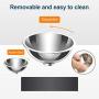 EZMioo Elevated Cat Bowls with 1 Stainless Steel Bowls, 15° Tilted Raised Cat Food and Water Bowls, Stress Free Food Grade Material, Nonslip No Spill Pet Feeding Bowls for Cat and Small Dogs
