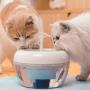 ILLUWA Apple-Shaped Cat Water Fountain, Pet Water Fountain, Cat Water Dispenser, Dog Water Bowl Dispenser, Dog Water Fountain, Cat Fountain Water Bowl, Water Fountain for Cats, Cat Drinking Fountains