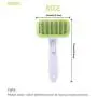 PAOPO Pet Brushes for Cats and Dogs,Self Cleaning Slicker Brush Easy to Clean Pet Deshedding Grooming Tools Effective Solve Troubles of Pet Hair Knots and Dander Dirt PAOPO Pet Brushes for Cats and Dogs,Self Cleaning Slicker Brush Easy to Clean Pet Deshedding Grooming Tools Effective Solve Troubles of Pet Hair Knots and Dander Dirt