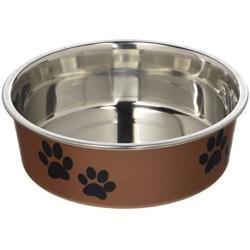 Loving Pets Metallic Bella Bowl, Small, Copper (7450)