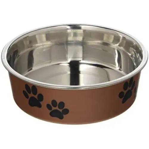 Loving Pets Metallic Bella Bowl, Small, Copper (7450) Loving Pets Metallic Bella Bowl, Small, Copper (7450)