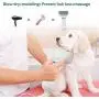BONROB Pet Hair Dryer, 2 in 1 Portable Home Pet Grooming Hair Dryer with Slicker Brush and Fur Remover, Adjustable Temperature Settings & Low Noise, Pet Care for Medium Small Large Dogs Cats BONROB Pet Hair Dryer, 2 in 1 Portable Home Pet Grooming Hair Dryer with Slicker Brush and Fur Remover, Adjustable Temperature Settings & Low Noise, Pet Care for Medium Small Large Dogs Cats