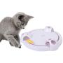 GMWZ Interactive Pet Cat Toys, Funny Cat Automatic Rotating Cat Play Teaser Plate Mice Catch, Toy Electric Playing Exercise Toys
