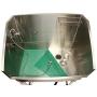 MiMu Pet Bath Grooming Tub Dog Washing Station from Home - Dog Bath Dog Bathing Tub with Back Splash and Faucet Assembly