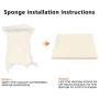 JoicyCo Dog Bed Crate Kennel Pad Dog Mat Mattress Dog Beds for Large Dogs Pet Beds Foam Cushion Anti-Slip with Washable Cover