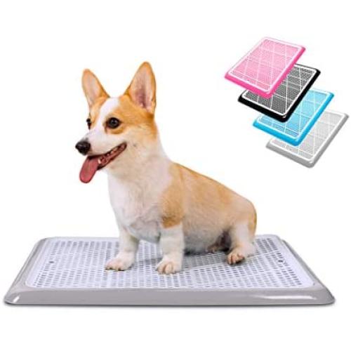 Pet Awesome Dog Potty Tray / Puppy Pee Pad Holder 25”x20” Indoor Wee Training for Small and Medium Dogs