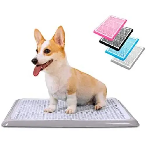 Pet Awesome Dog Potty Tray / Puppy Pee Pad Holder 25”x20” Indoor Wee Training for Small and Medium Dogs Pet Awesome Dog Potty Tray / Puppy Pee Pad Holder 25”x20” Indoor Wee Training for Small and Medium Dogs
