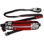 QERNTPEY Dog Treat Pouch for Training Dog Puppy Neoprene Training Treat Waist Bag Pouch with Extra Long Dog Leash 2 Pack Easily Carries Pet Toys, Kibble, Treats