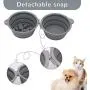 N/E Collapsible Dog Bowl Travel Pet Bowls Slow Feeder Pet Bowls Two in one Easy to Assemble and disassemble Easy to Carry N/E Collapsible Dog Bowl Travel Pet Bowls Slow Feeder Pet Bowls Two in one Easy to Assemble and disassemble Easy to Carry