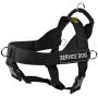 DT Universal No Pull Dog Harness, Clear Patches, Black, Medium, Fits Girth Size: 26-Inch to 32-Inch