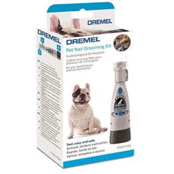 Dremel Pet Grooming Kit 7020-PGK, 6V, Dog Nail Care Set with 4 Sanding Discs, Use as Electric Claw Clipper, Grinder and File