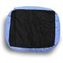 Long Rich waterproof rectangle High back bolster comfort Pet bed ,Dog Bed with removable and reversible insert cushion, by Happycare Textiles